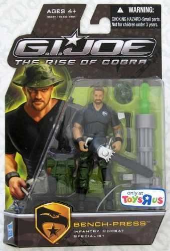 G.i.joe Bench - Press - Lacrado E Muito Raro!